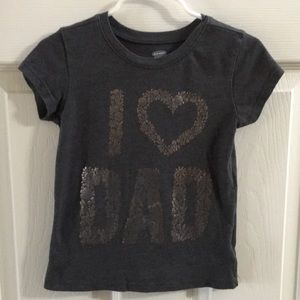 I ❤️ Dad t shirt 4T